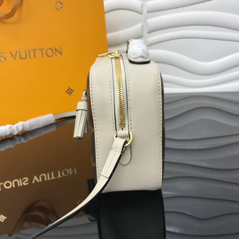 Louis Vuitton Saintonge Monogram Canvas Replica Shoulder Bag White M43557 - DEEPREPS