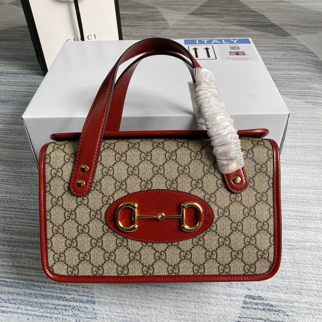 Gucci 1955 Horsebit Small Top Handle Bag Replica 627323 - DEEPREPS