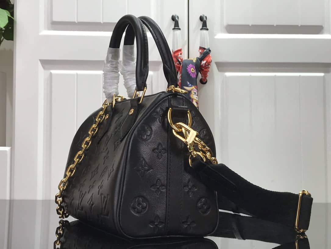 Louis Vuitton Replica Bags Speedy Bandouliere 22 Gold Chain M58631 - DEEPREPS