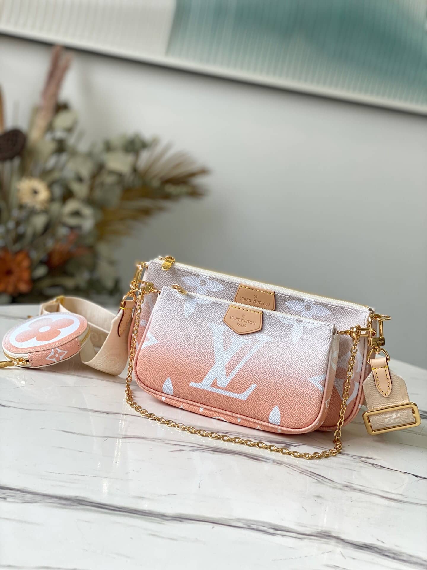 Louis Vuitton Multi Pochette Accessoires Monogram Calfskin Replica Bag M57634 - DEEPREPS