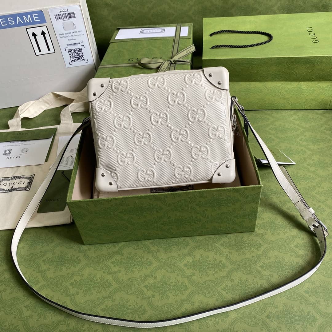 Gucci Supreme GG Leather Square Shoulder Bag Replica 626363 - DEEPREPS