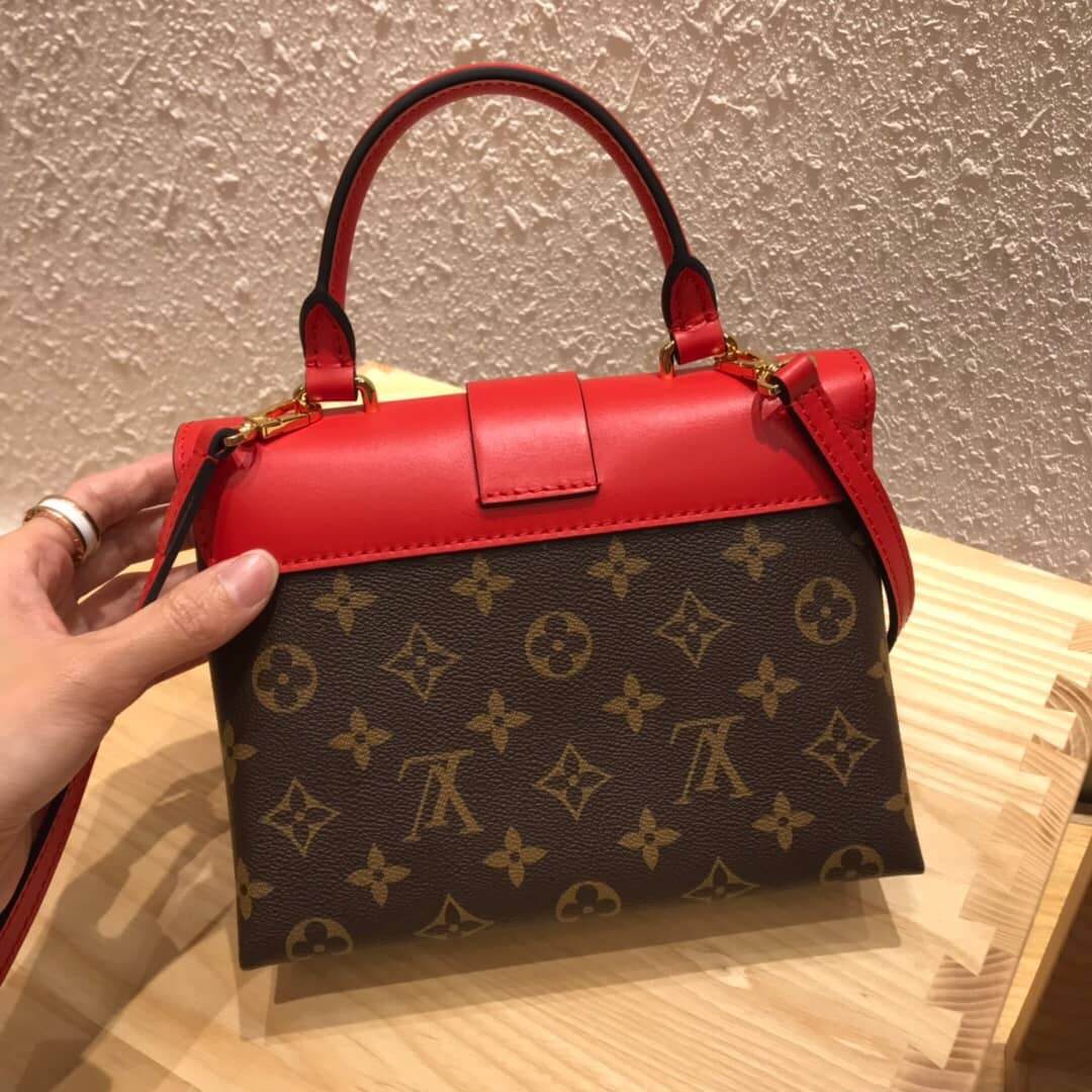 Louis Vuitton Monogram Canvas Locky BB Bag Replica Red M44321 - DEEPREPS