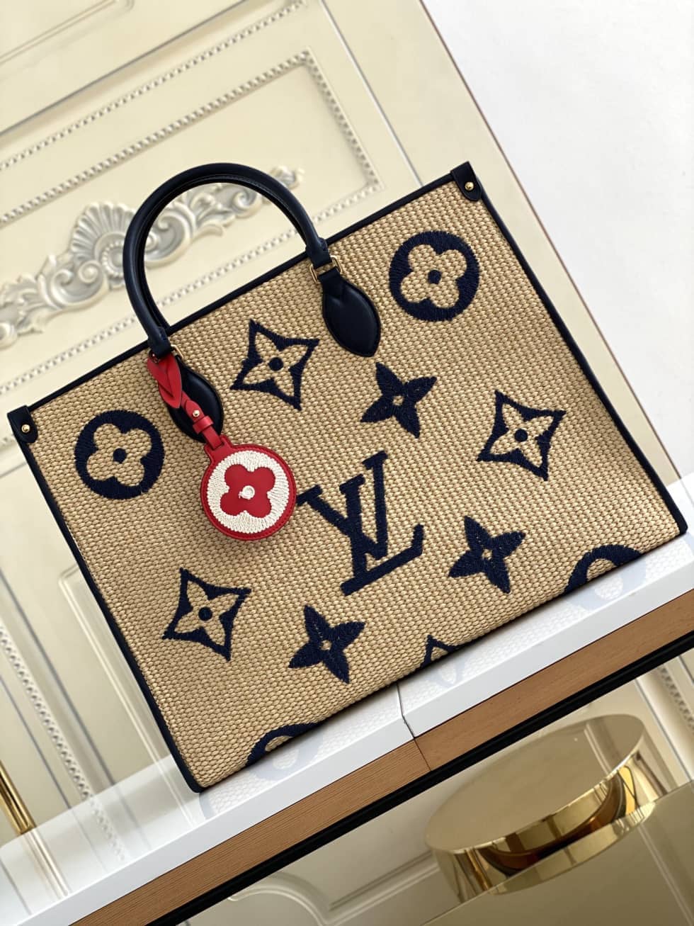 Louis Vuitton OnTheGo Monogram Giant Raffia Tote - DEEPREPS