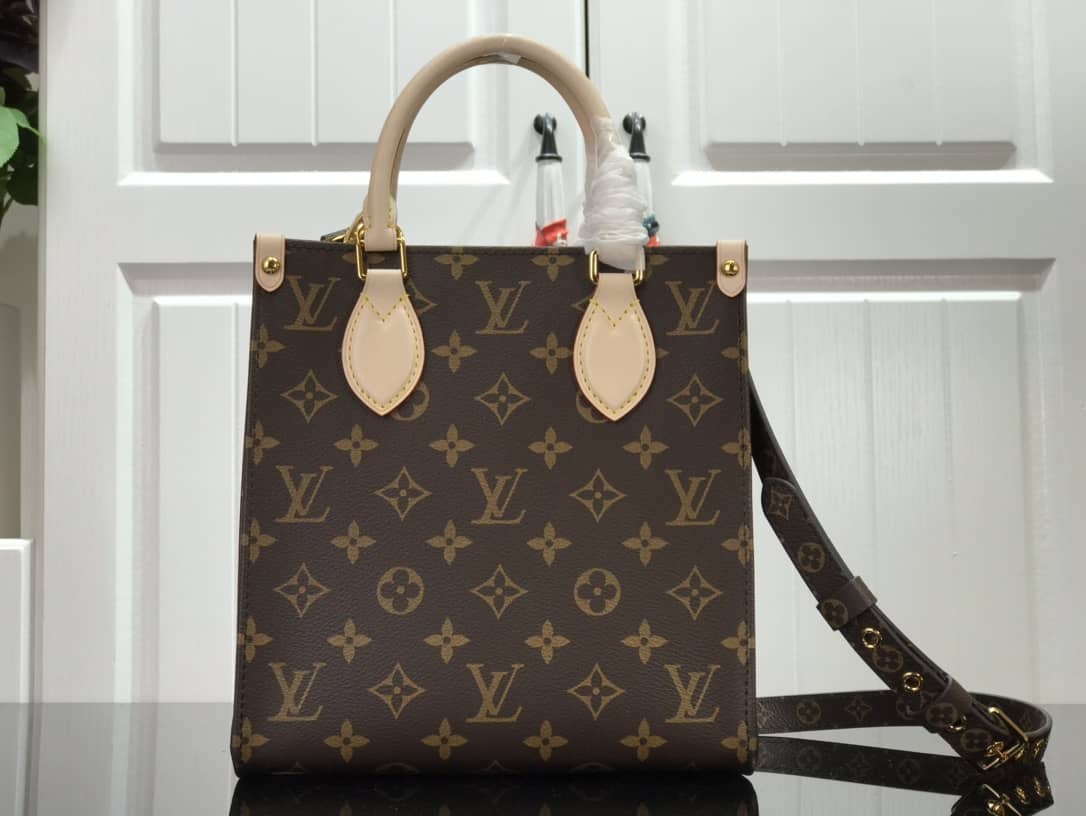 LV Tote Dupe Monogram Sac Plat Petit Tote Replica M45847 - DEEPREPS