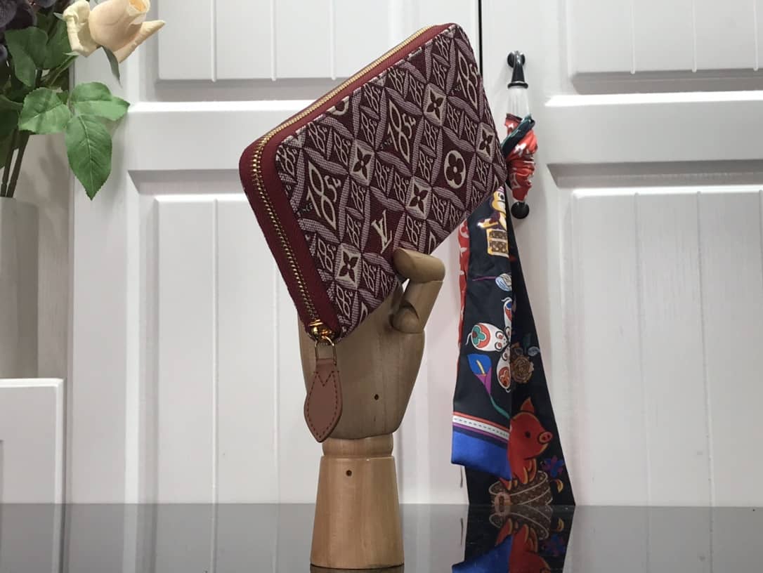 Louis Vuitton Jacquard Monogram Flower Zippy Wallet Replica M69994 - DEEPREPS