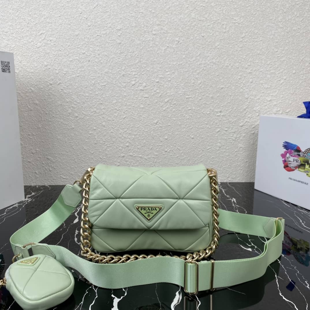 Prada System Nappa Leather Patchwork Replica Bag - DEEPREPS