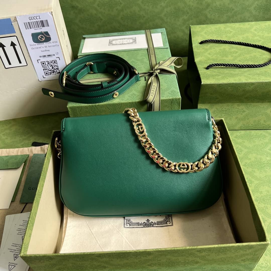 Gucci Blondie Green 699268 Replica Shoulder Bag - DEEPREPS