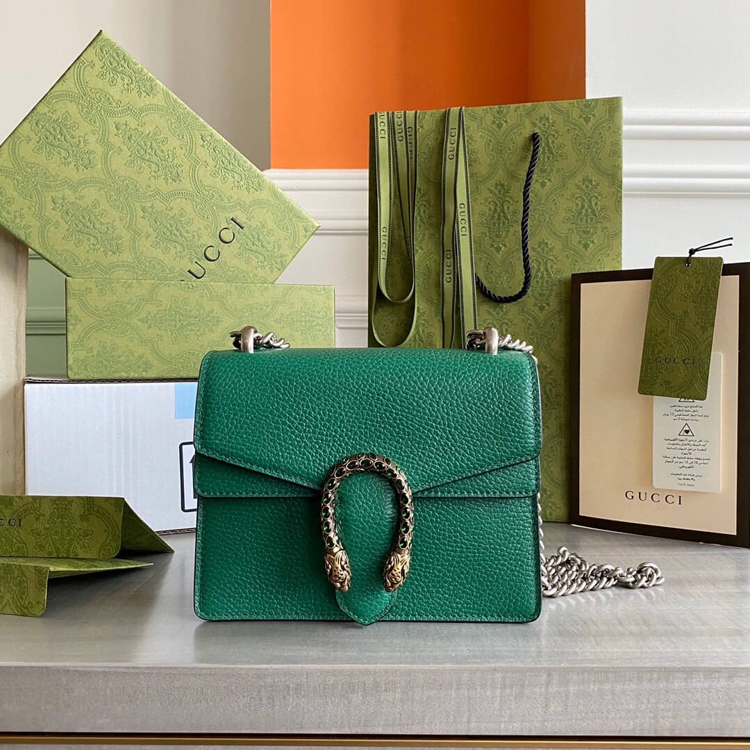 Gucci Dionysus Dupe Supreme Dionysus 2way Mini Chain Shoulder Bag Replica Green 421970 - DEEPREPS