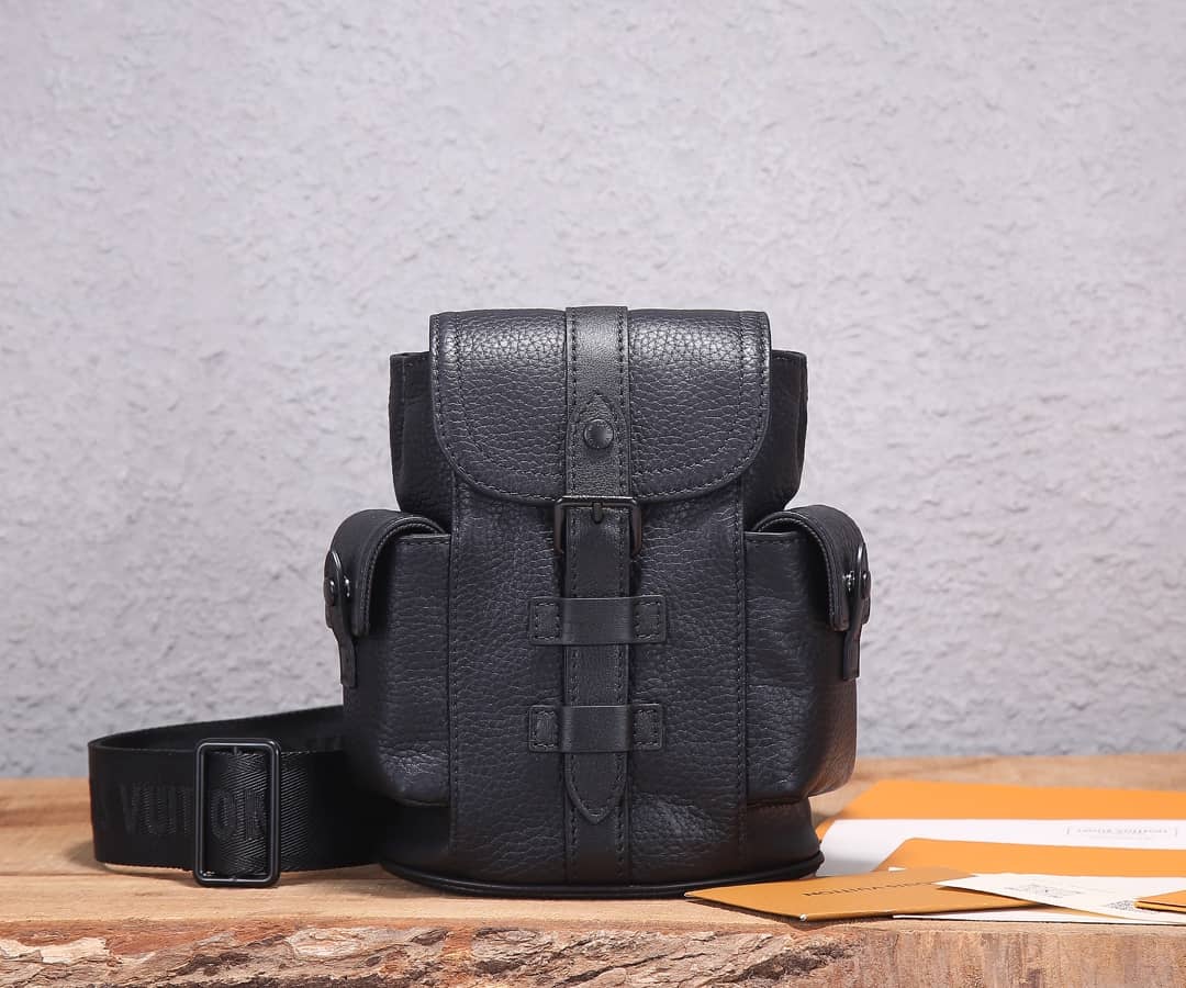 Louis Vuitton Christopher XS Replica Backpack Black M58495 - DEEPREPS
