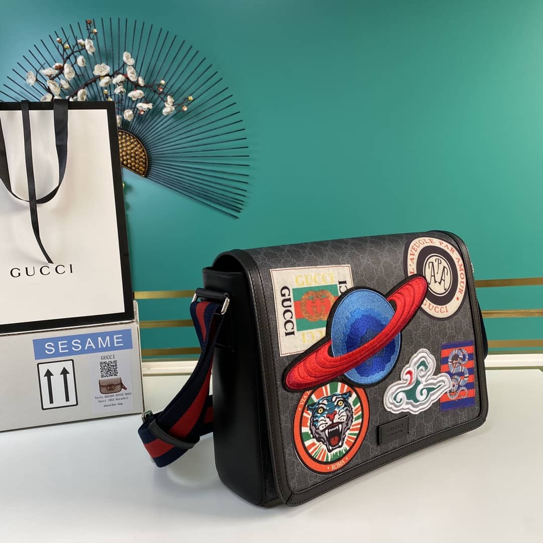 Gucci Courier GG Supreme Shoulder Bag Replica 474138 - DEEPREPS