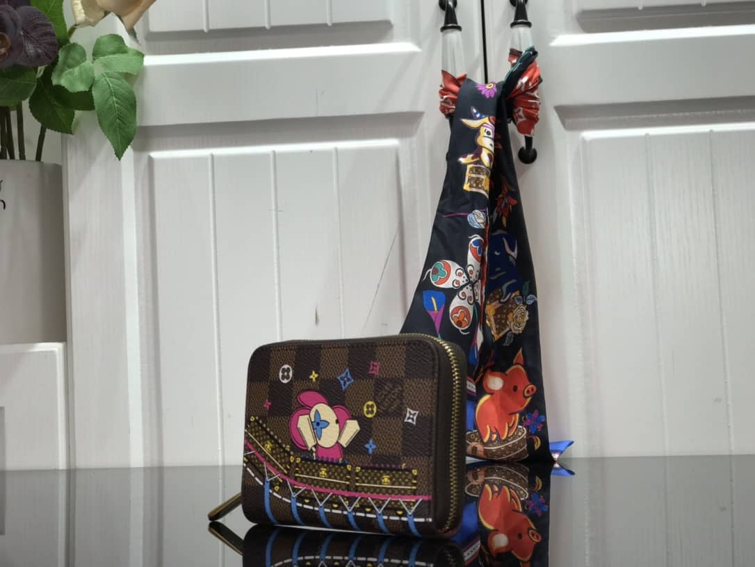 Louis Vuitton Wallet Dupe Zippy Coin Christmas Holiday Box M60067 - DEEPREPS