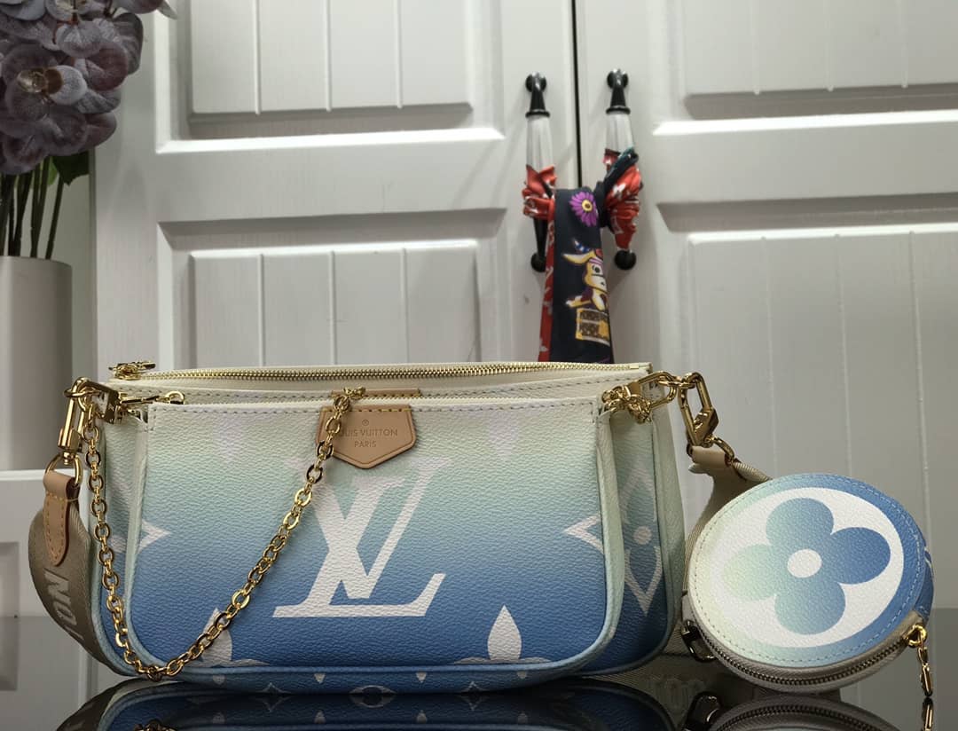 Louis Vuitton Monogram Canvas Pochette Multi Replica Crossbodybag M57633 - DEEPREPS
