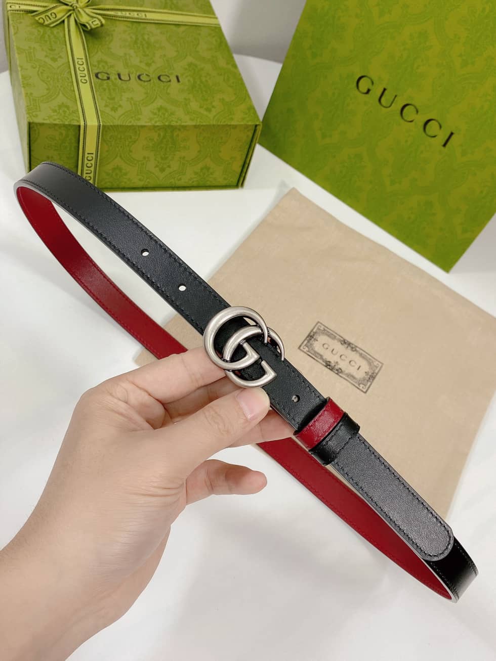 Knockoff Gucci Logo Belt 20mm For Lady - DEEPREPS
