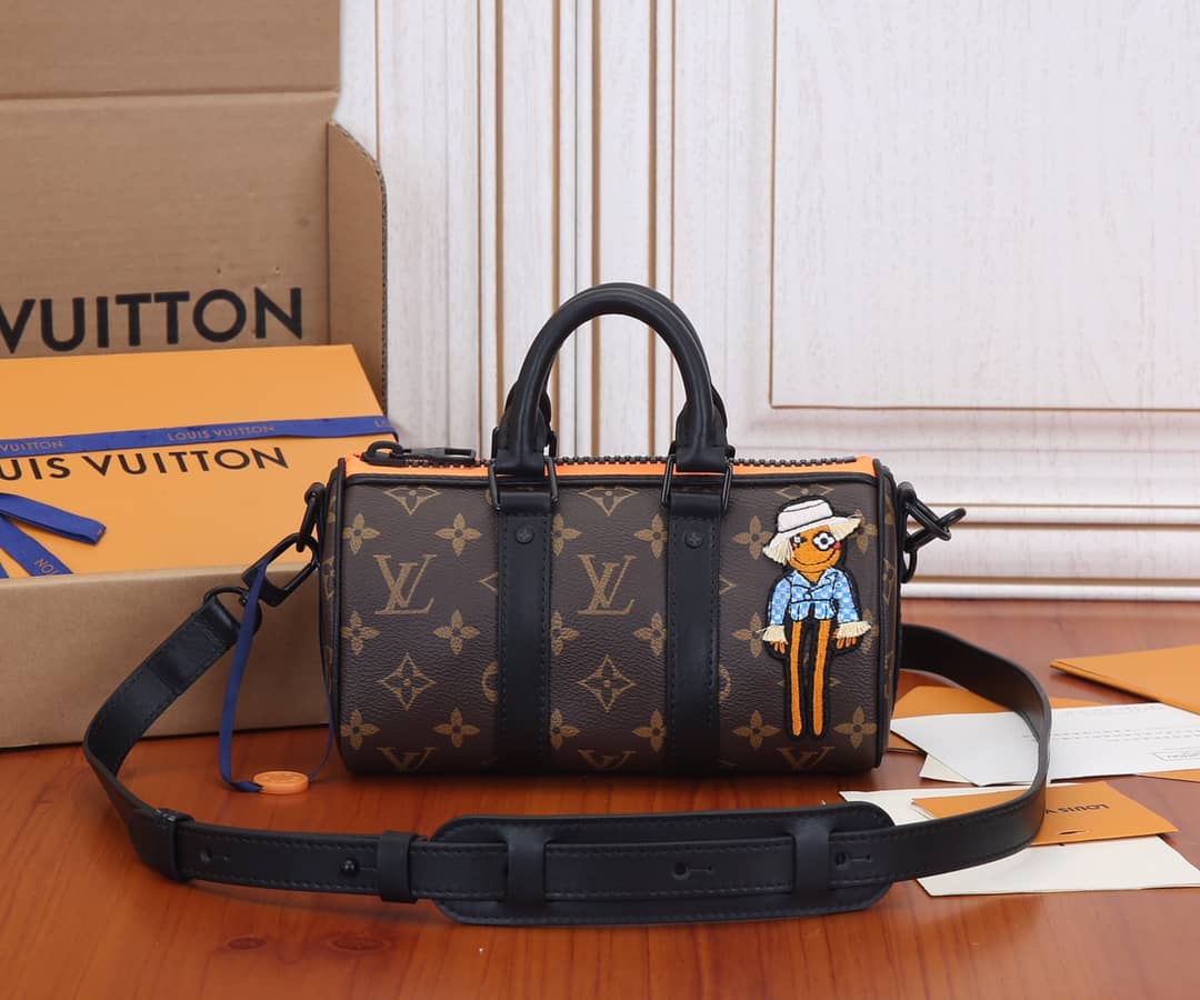 Louis Vuitton Monogram Keepall XS Virgil Abloh Bag Replica M80201 - DEEPREPS