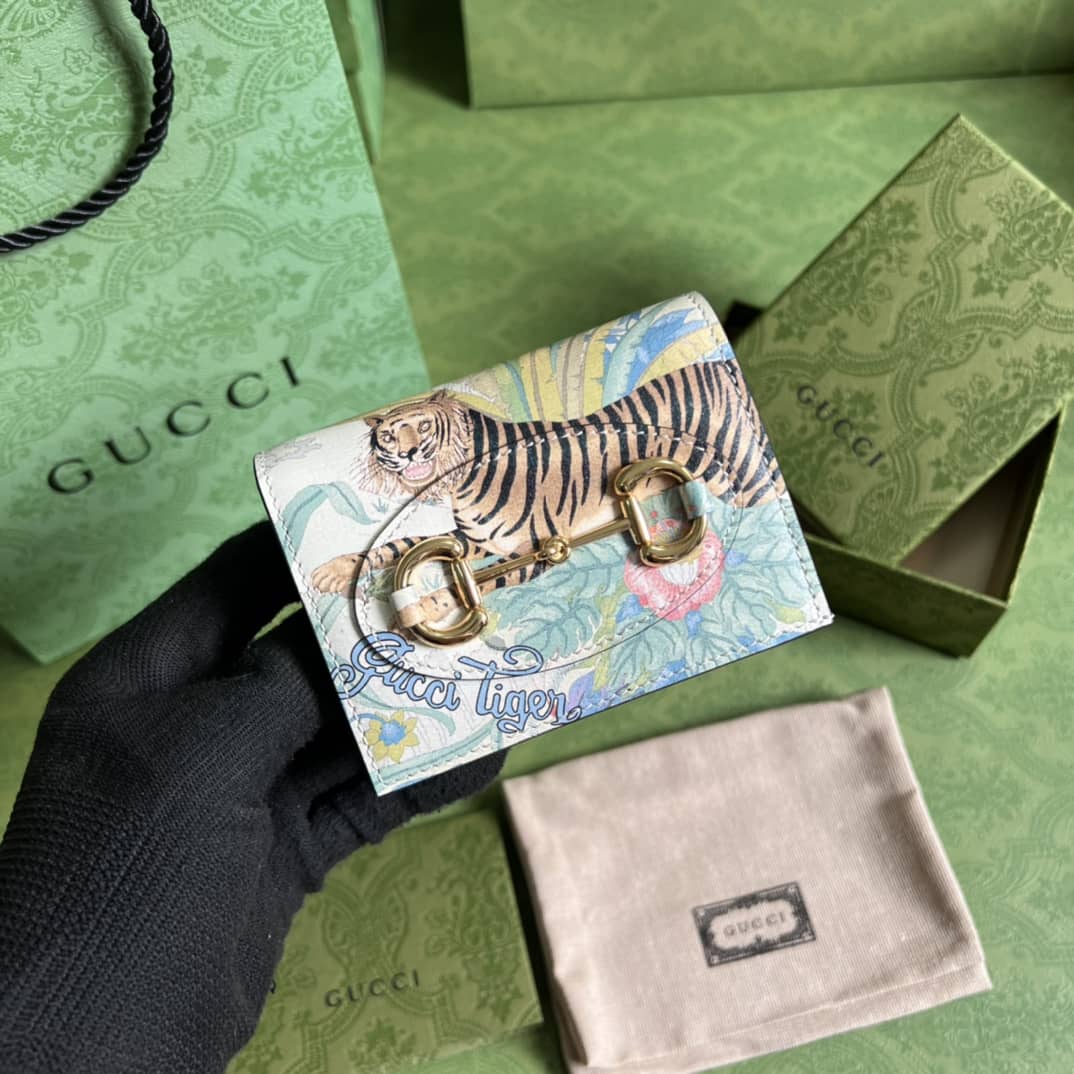 Gucci Horsebit 1955 Card Holder 621887 Replica Wallet - DEEPREPS