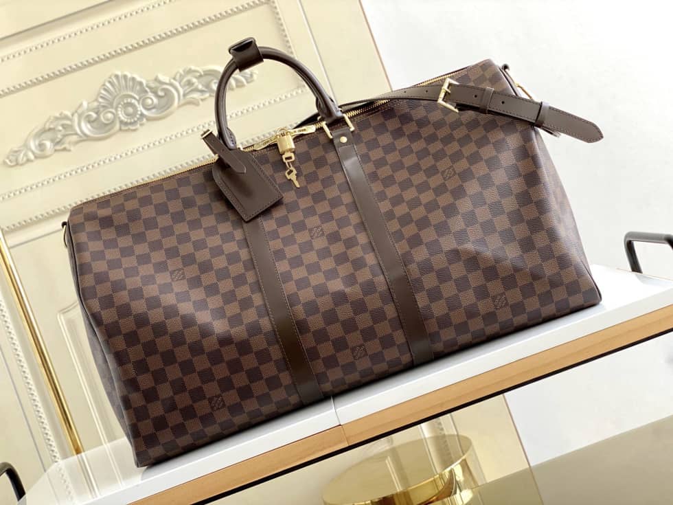 LV Duffle Bag Replica Keepall Bandouliere 55 Monogram M41414 - DEEPREPS