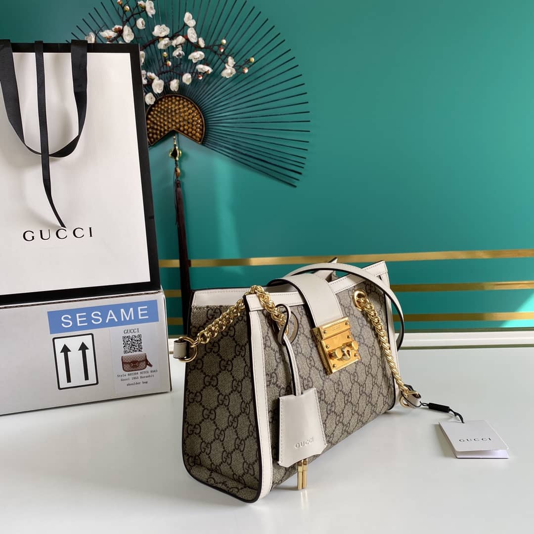 Gucci Padlock Small Berry Tote Replica 498156 - DEEPREPS