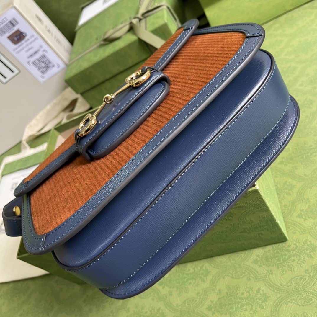 Gucci 1955 Horsebit Supreme Shoulder Bag Replica 602204 - DEEPREPS