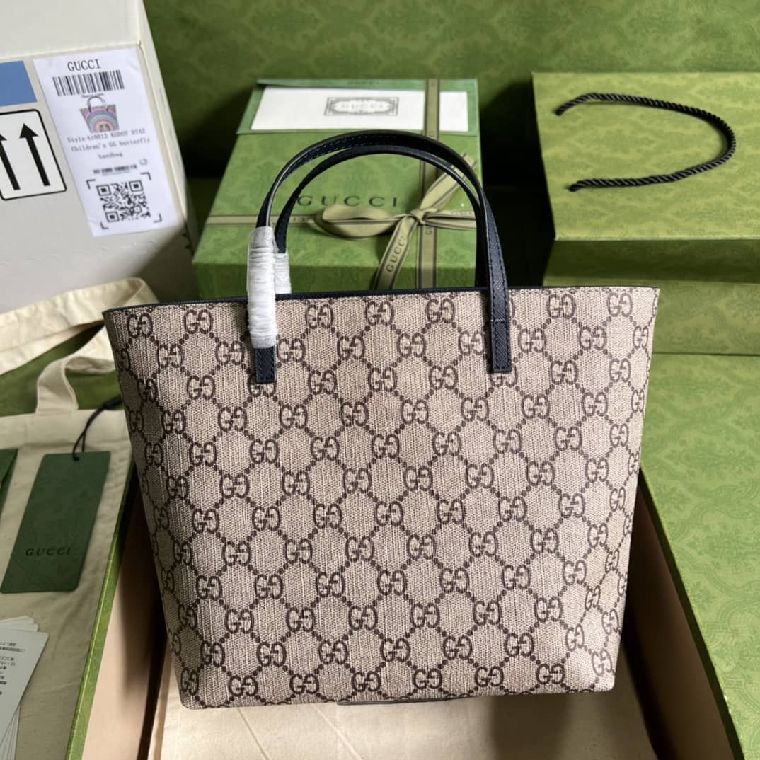 Gucci Children GG Tote Cat Print 410812 Replica Bag - DEEPREPS