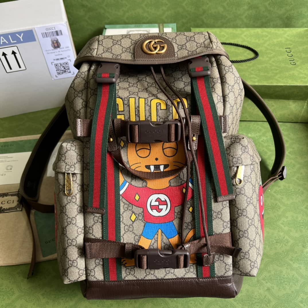 Gucci Webbing GG Skateboard 690999 Replica Backpack - DEEPREPS