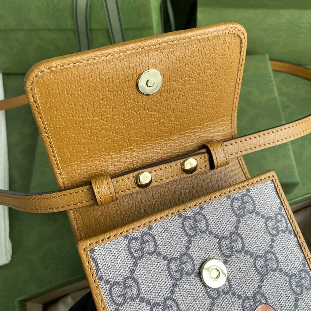 Kai x Gucci Mini Canvas Phone Bag Replica 660161 - DEEPREPS