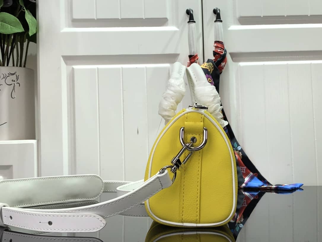 Louis Vuitton Keepall Xs Jaune Virgil Abloh Replica Shoulder Bag M80842 - DEEPREPS