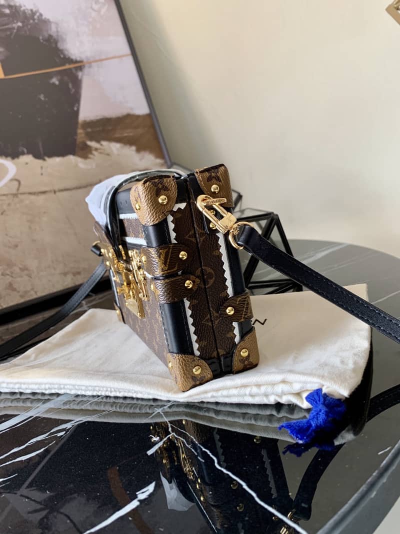 Louis Vuitton Petite Malle Monogram Canvas Replica Bag M44216 - DEEPREPS