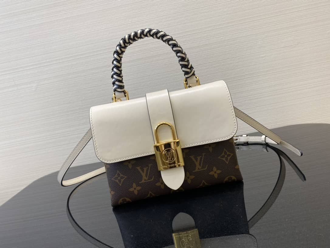 Louis Vuitton Monogram Canvas Locky BB Bag Replica White M44321 - DEEPREPS