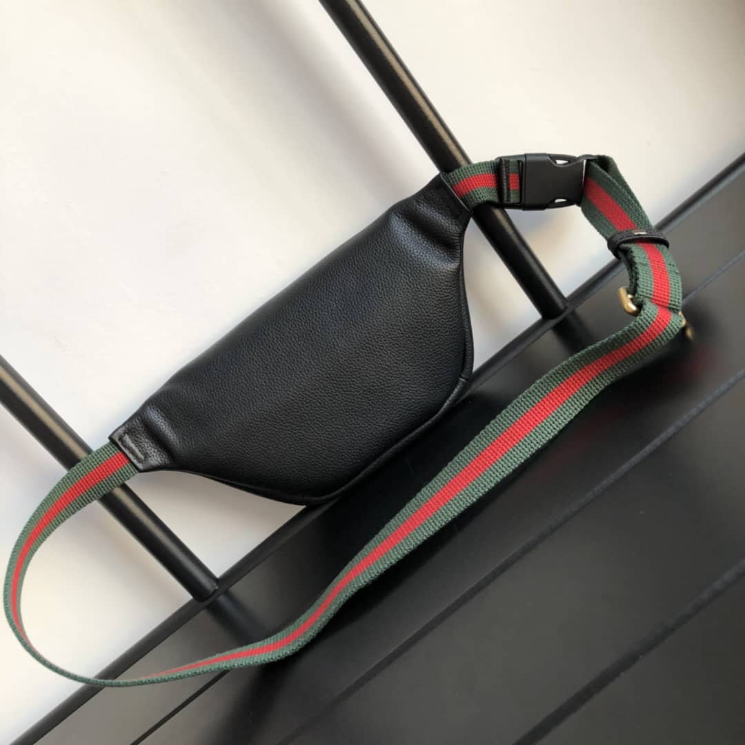 Gucci Print Small Waist Body Belt Bag Replica Black 527792 - DEEPREPS
