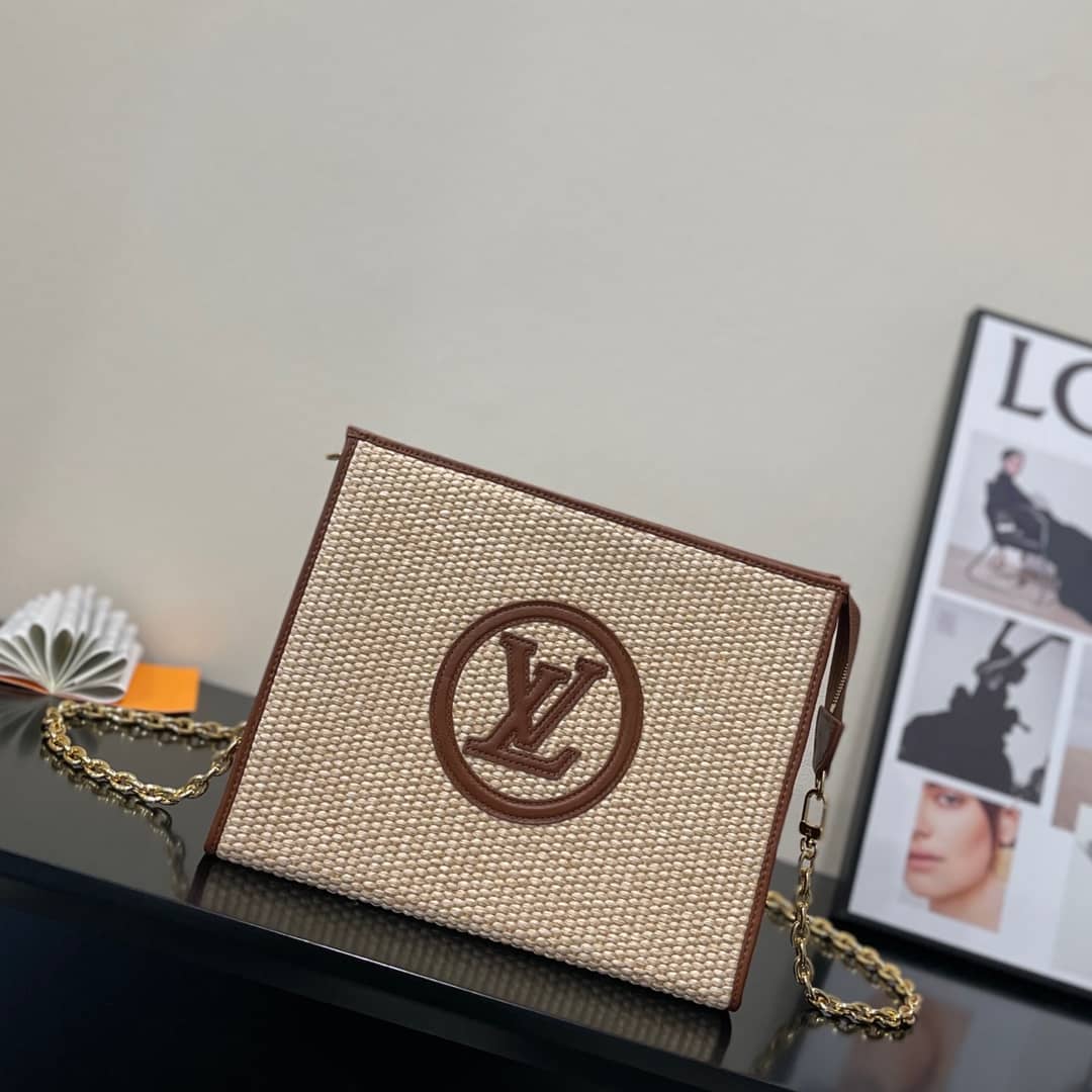 Louis Vuitton Toiletry Pouch on Chain Circle Logo M81366 Replica - DEEPREPS