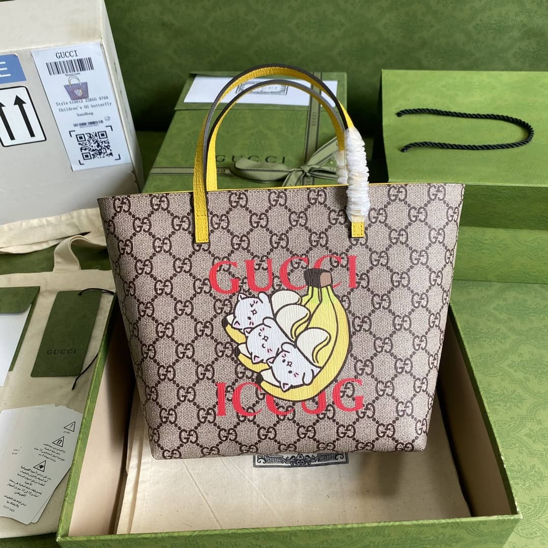 Gucci Children GG Supreme Tote Replica 410812 - DEEPREPS