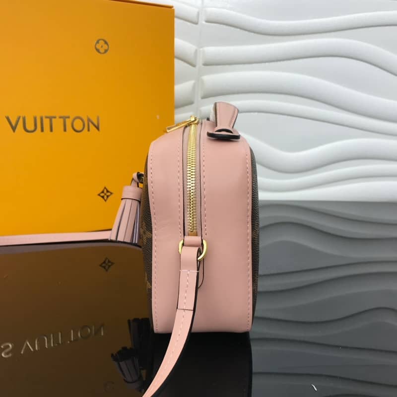 Louis Vuitton Saintonge Monogram Canvas Replica Shoulder Bag Pink M43557 - DEEPREPS