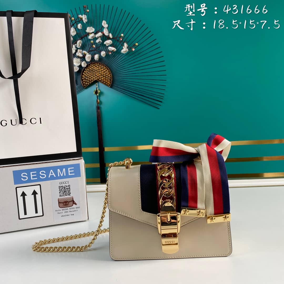 Gucci Sylvie Mini Chain Shoulder Bag Replica 431666 - DEEPREPS