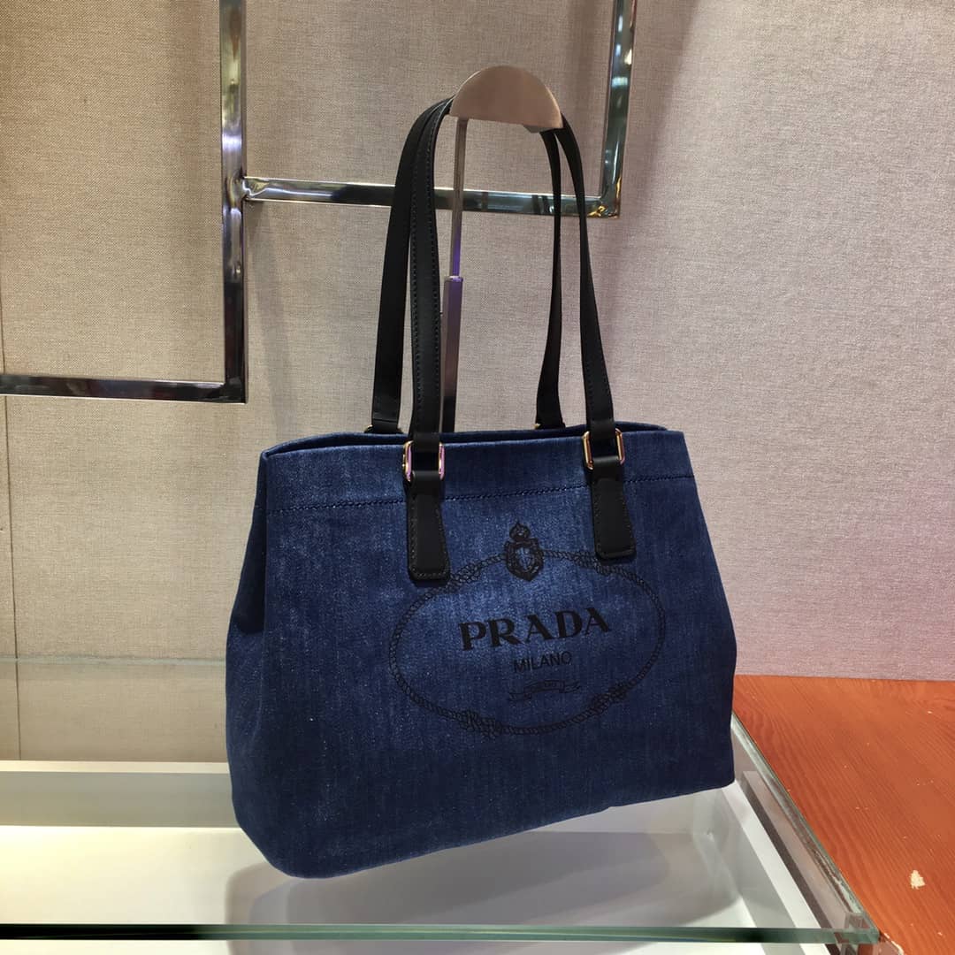 Prada Raffia Tote Dupe Small Linen Blend Calf Leather Replica Tote - DEEPREPS