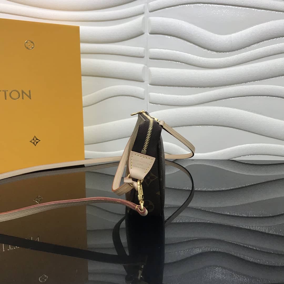 Louis Vuitton Replica Pochette Accessoires Canvas Brown M40712 - DEEPREPS