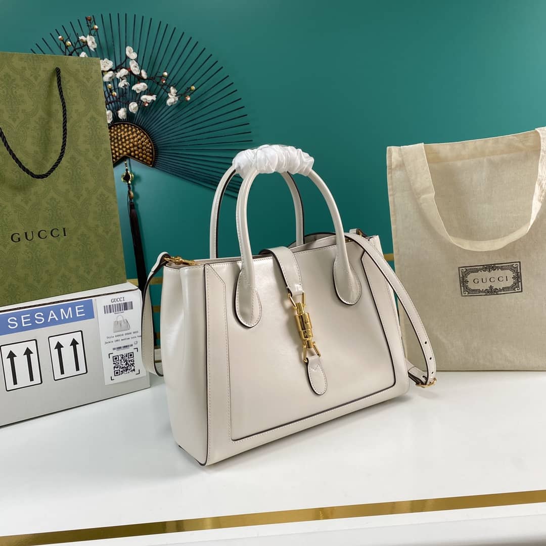 Gucci Jackie 1961 Medium Tote Replica 649016 - DEEPREPS