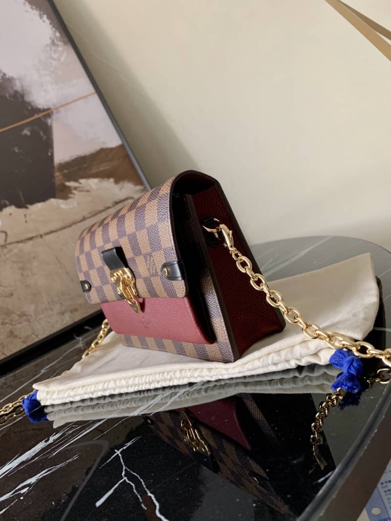 Louis Vuitton Vavin Chain Wallet Damier Ebene N60222 Replica - DEEPREPS