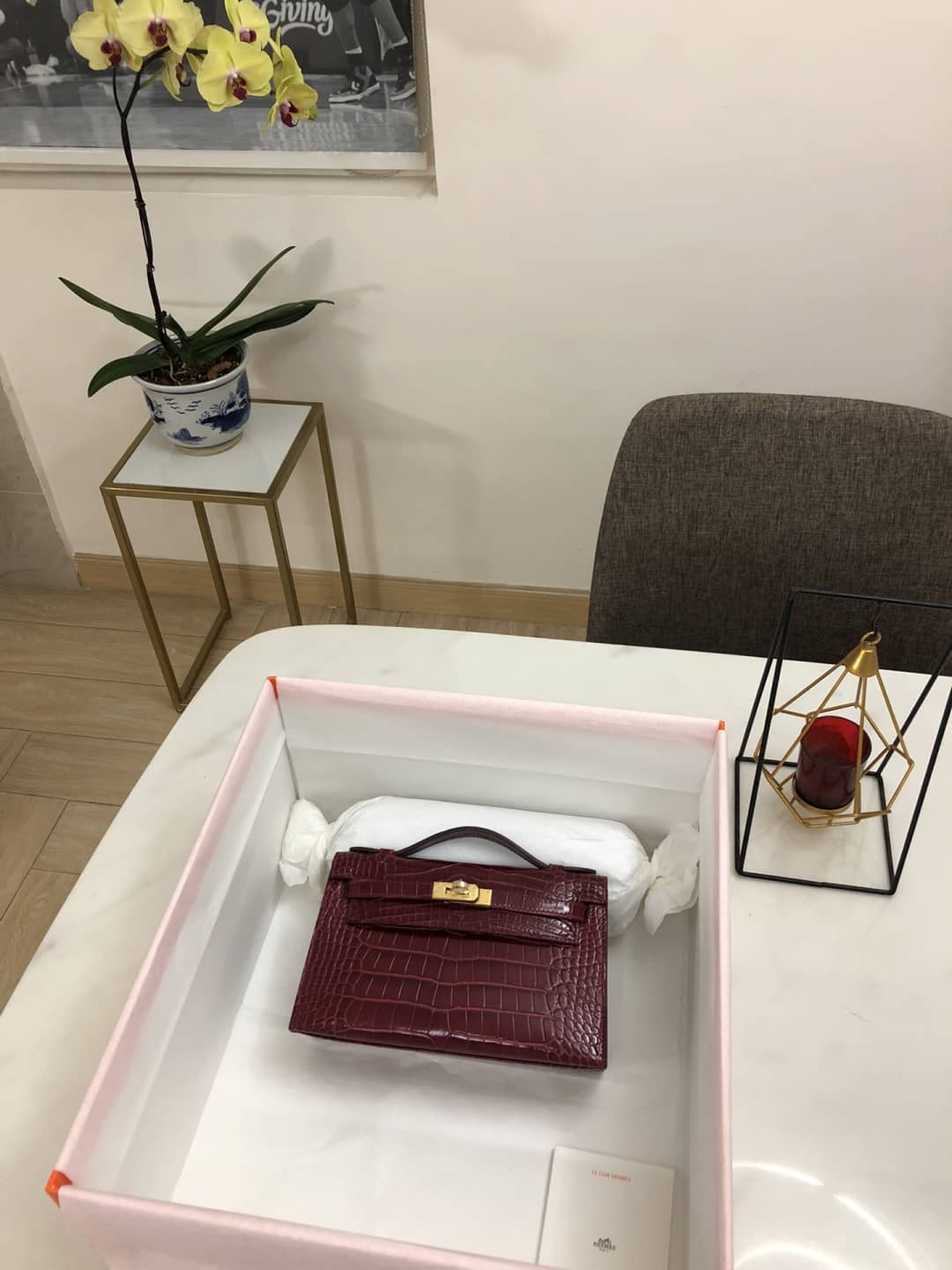 Hermes Kelly Dupe 22CM Crocodile Shiny Replica Bag - DEEPREPS