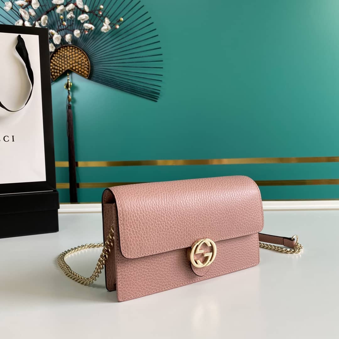 Gucci Interlocking Crossbody Bag Chain Wallet Replica 510314 - DEEPREPS