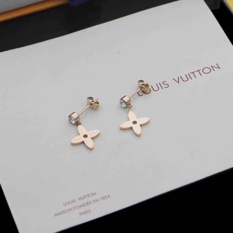 LV Hoop Earrings Dupe Logo AAA+ - DEEPREPS