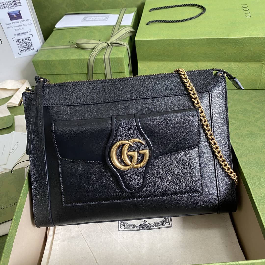 Gucci Double G Small Shoulder Bag Replica 648999 - DEEPREPS