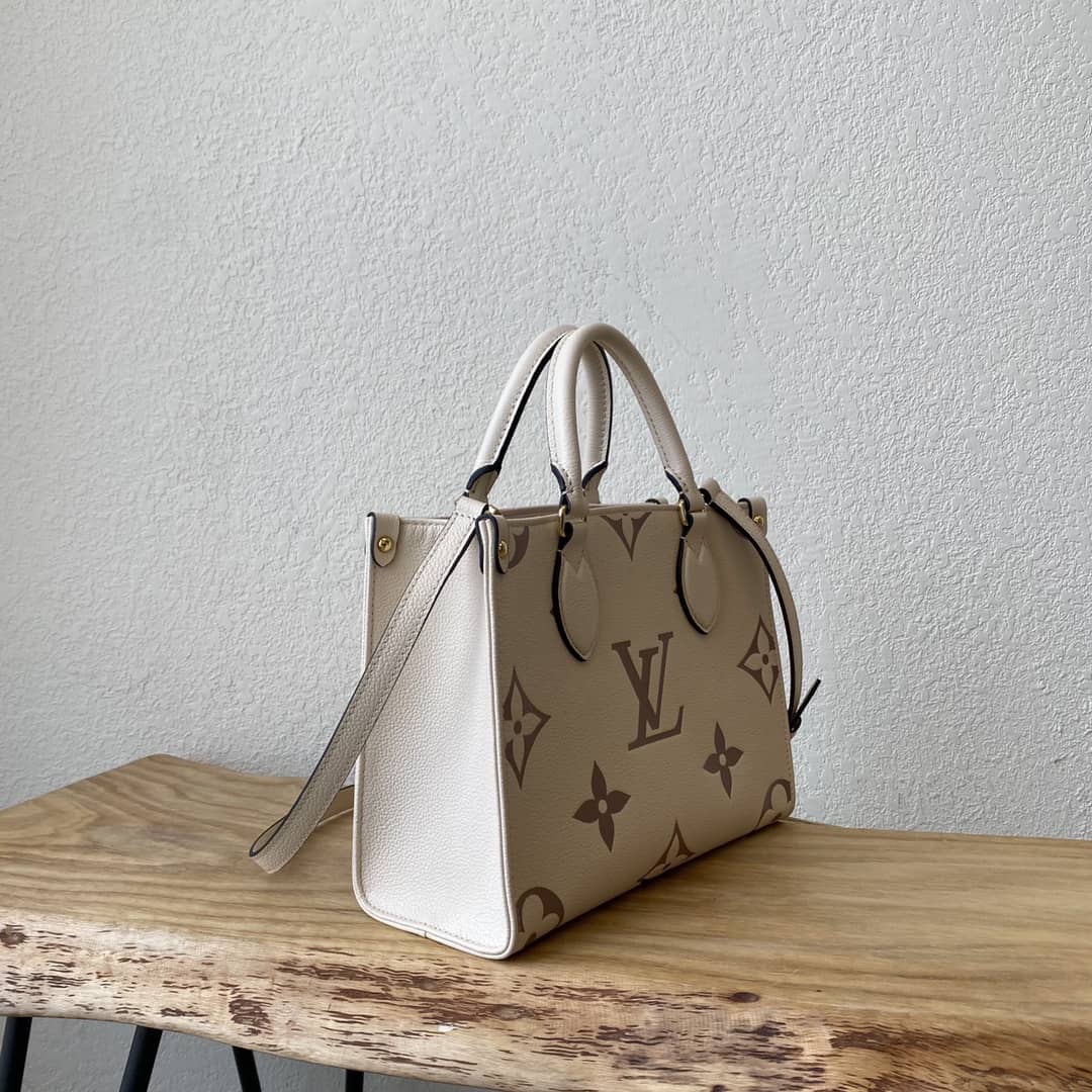 Louis Vuitton Mini Onthego Tote Replica White M45560 - DEEPREPS