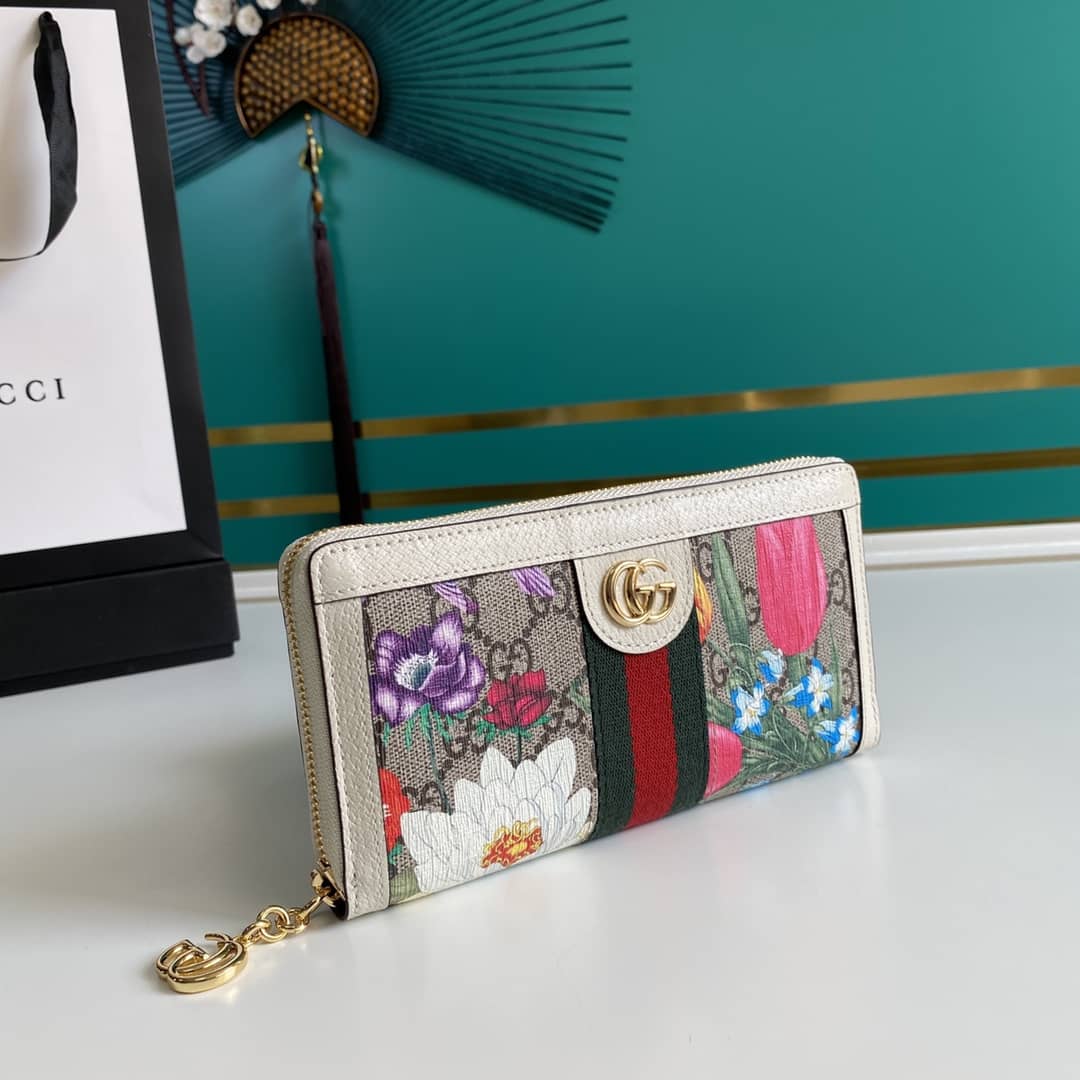 Gucci Ophidia GG Zip Around Wallet Replica 523154 - DEEPREPS