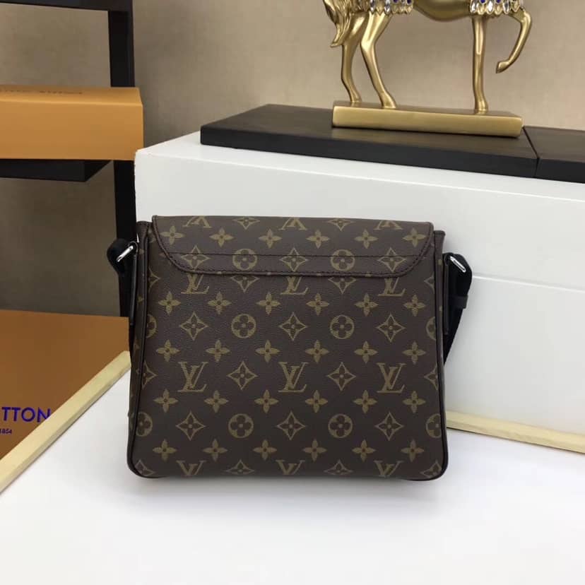 Louis Vuitton Monogram Macassar Canvas District PM Replica Shoulder Bag M40935 - DEEPREPS