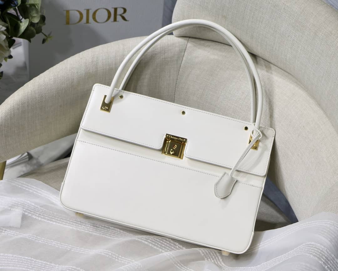 Dior Latte Smooth Calfskin Parisienne Bag - DEEPREPS