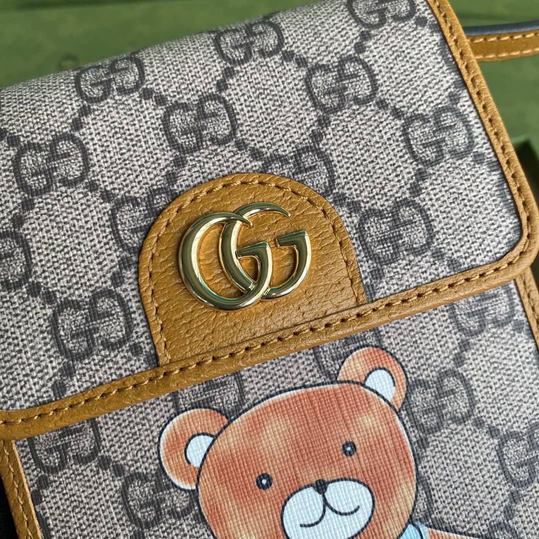 Kai x Gucci Mini Canvas Phone Bag Replica 647805 - DEEPREPS