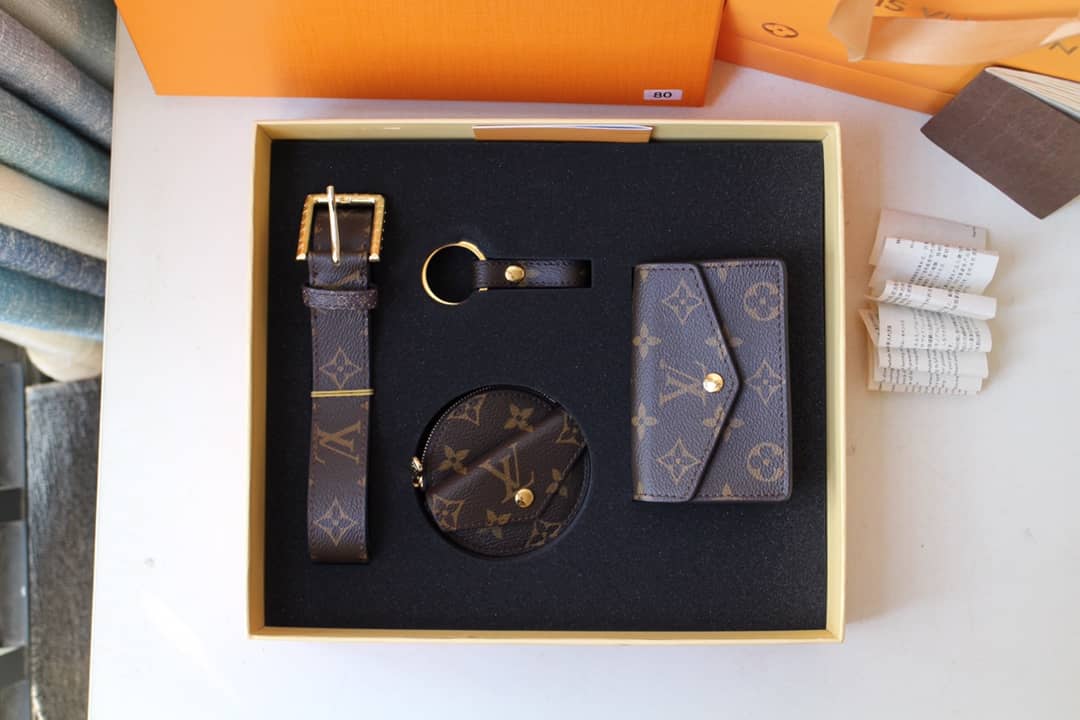 Louis Vuitton Monogram Canvas Daily Multi Replica Pochette 30mm Belt Brown M0236U - DEEPREPS