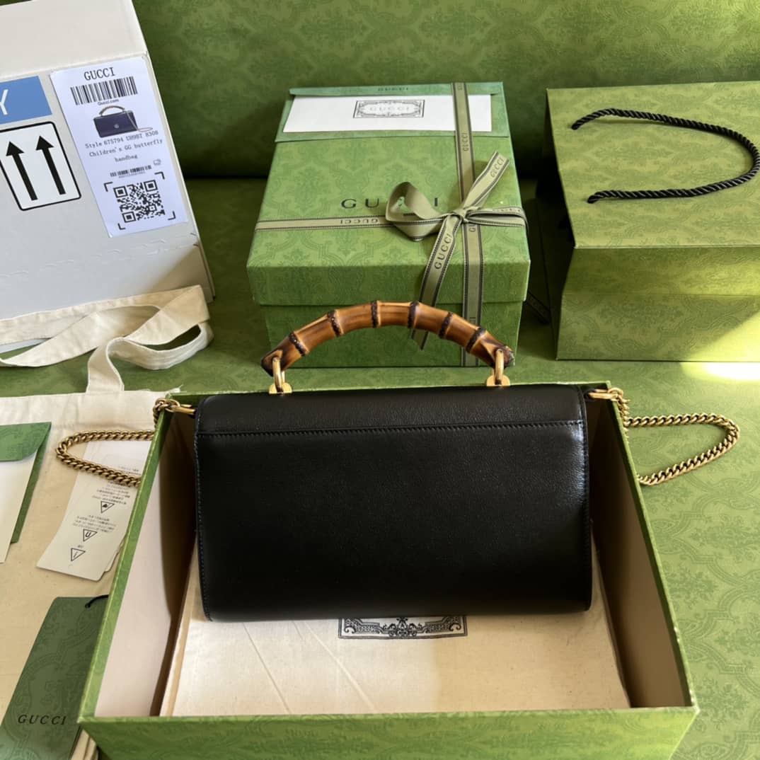 Gucci GG Large Top Handle Bag With Bamboo 675795 Replica - DEEPREPS