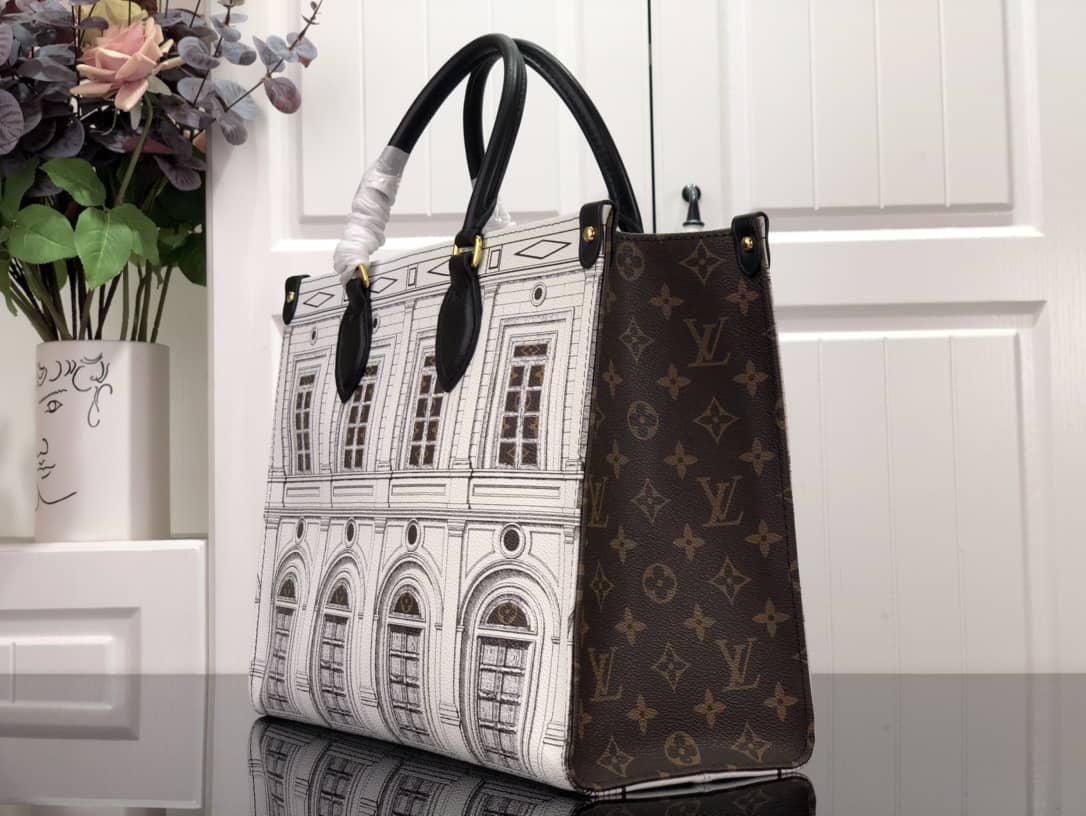 Louis Vuitton Fornasetti On The Go MM Bag Replica M59264 - DEEPREPS