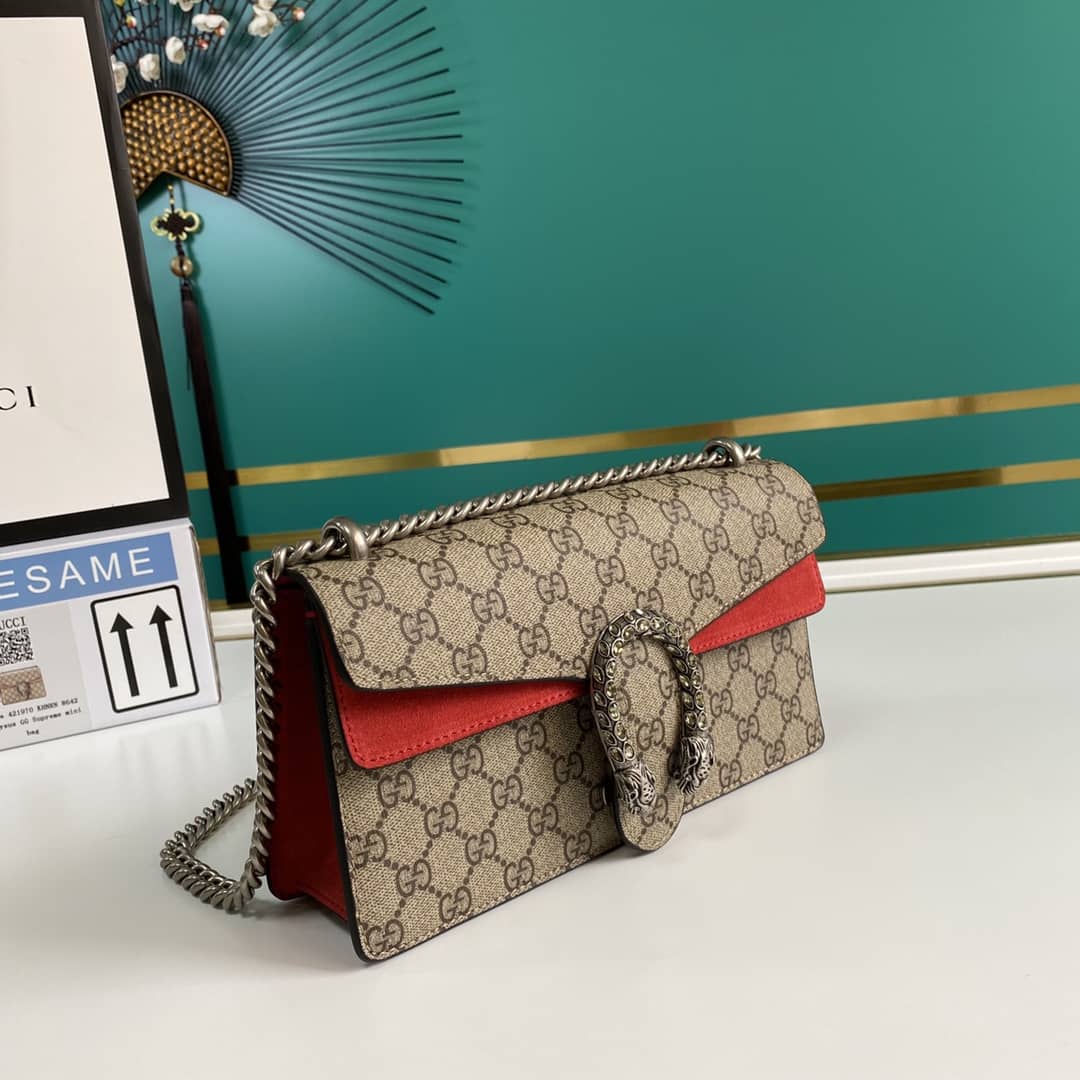 Gucci Dionysus GG Supreme Small Crossbody Bag Replica 499623 - DEEPREPS